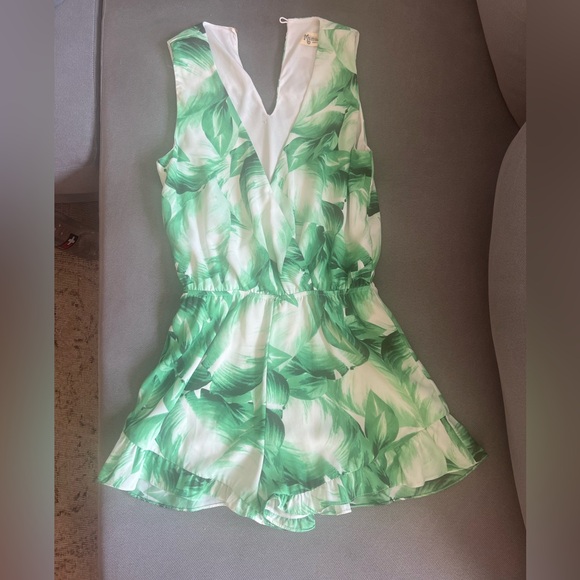 Show Me Your Mumu Riri Romper in Polo Lounge Palm - Picture 3 of 4